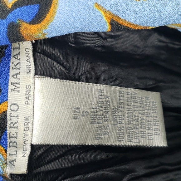 Alberto Makali | Blue base , Abstract Floral detailed blazer - small - Picture 7 of 10